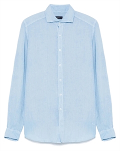 Льняная рубашка, синий Fay