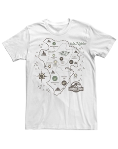 Мужская футболка с изображением Парка Юрского периода Licensed character