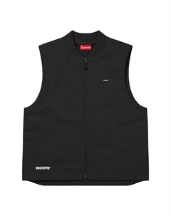 Жилет x gore-tex windstopper work vest 'black white', черный Supreme
