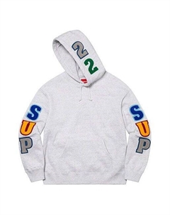 Толстовка team chenille hooded sweatshirt 'multi-color', мультиколор Supreme