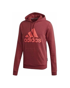 Толстовка men's hooded pullover long sleeves red, красный Adidas