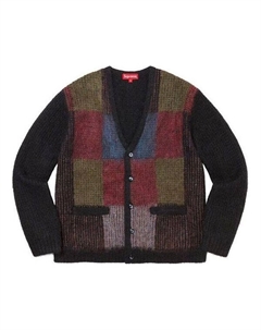 Свитер brushed grid cardigan 'multi-color', мультиколор Supreme