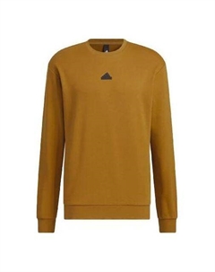 Свитер tech graphic crew 'tan', бежевый Adidas