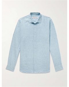 Льняная рубашка Джайлза, синий Orlebar brown