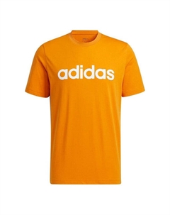 Футболка men's neo ce logo tee logo printing sports round neck short sleeve orange t-shirt, оранжевый Adidas