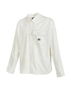 Рубашка woven long sleeve button down shirt 'white', белый Converse