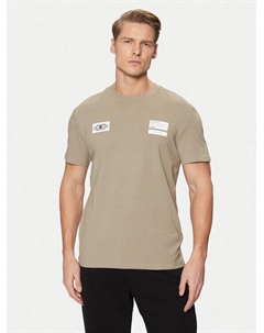 Футболка стандартного кроя, зеленый Guess