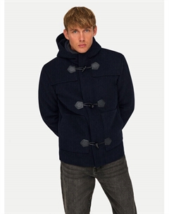 Зимняя куртка стандартного кроя, синий Only & sons