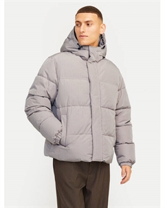 Пуховик стандартного кроя, серый Jack & jones