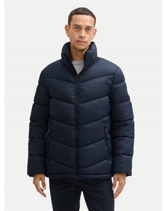 Пуховик стандартного кроя, синий Tom tailor