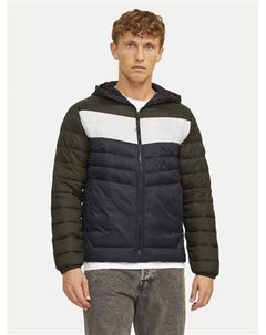 Пуховик стандартного кроя, черный Jack & jones