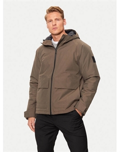 Дождевик стандартного кроя, коричневый Jack wolfskin