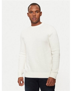Свитер обычного кроя, белый Bugatti