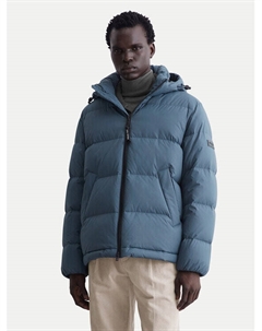 Пуховик стандартного кроя, синий Marc o'polo