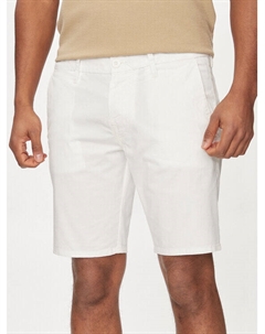 Тканевые шорты скинни, белый Guess