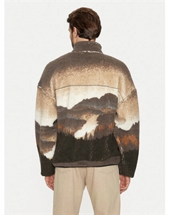 Флисовая куртка стандартного кроя, коричневый Only & sons