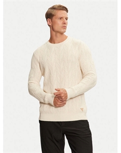 Свитер обычного кроя, бежевый Guess