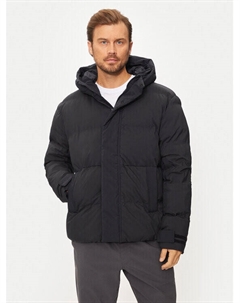 Пуховик свободного кроя, черный 4f