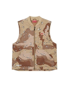 Жилет x WINDSTOPPER Work Vest Chocolate Chip Camo, желто-коричневый Supreme