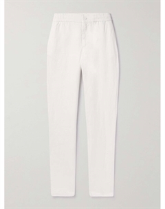 Брюки Cornell прямого кроя из выстиранного льна, белый Orlebar brown