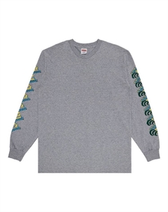 Футболка Strawberries Long-Sleeve Tee Heather Grey, серый Supreme