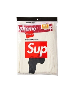 Брюки x Hanes Bones Thermal Pant (1 Pack) Natural, кремовый Supreme