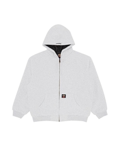 Толстовка x Dickies Quilted Lined Zip Up Hooded Sweatshirt Ash Grey, серый Supreme