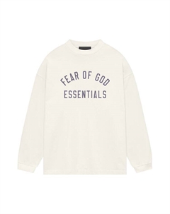 Футболка Jersey Long-Sleeve Tee Shell, кремовый Fear of god essentials