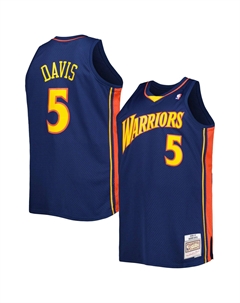 Мужская майка Baron Davis Navy Golden State Warriors Big & Tall Hardwood Classics 2006-07 Swingman Mitchell and ness