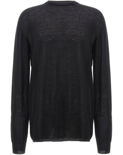 Джемпер с круглым вырезом, черный Rick owens