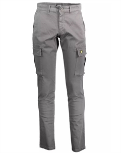Серые хлопковые мужские брюки Lyle & scott