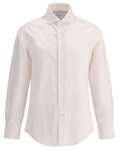 Рубашка в полоску, розовый Brunello cucinelli