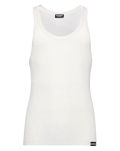 Топ с логотипом, белый Dsquared2