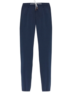 Брюки-чинос с завязками, синий Eleventy