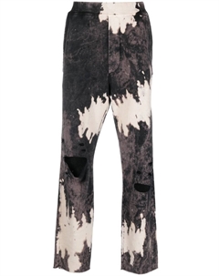 Спортивные брюки с эффектом потертости и логотипом, серый Dsquared2