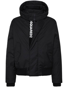 Пуховик с логотипом, черный Dsquared2