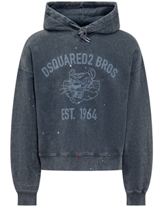 Толстовка с капюшоном Cypro, синий Dsquared2