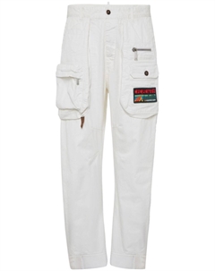 Брюки карго, белый Dsquared2