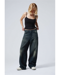 Astro свободные мешковатые джинсы, синий Weekday