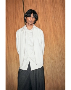 Рубашка из твила обычного кроя, бежевый H&m