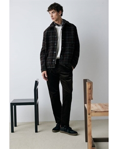 Жакет из смесовой шерсти обычного кроя, коричневый H&m