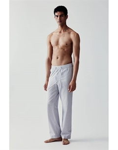 Брюки из поплина свободного кроя, белый H&m