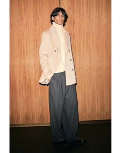 Свитер водолазка классической посадки, бежевый H&m