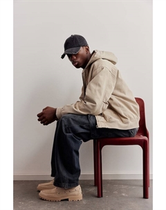 Куртка на молнии стандартной посадки, бежевый H&m