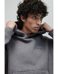 Толстовка в рубчик свободного кроя, серый H&m