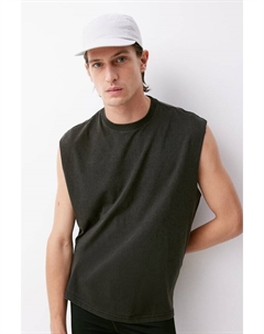 Спортивная майка свободного кроя, черный H&m