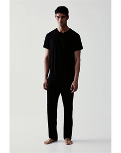 Пижамы из джерси, черный H&m