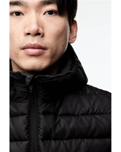Легкий пуховик с подкладкой, черный H&m