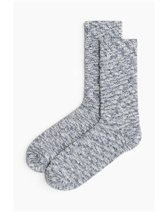 Ребристые носки, синий H&m