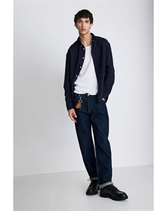 Рубашка структурированного кроя стандартной посадки, синий H&m